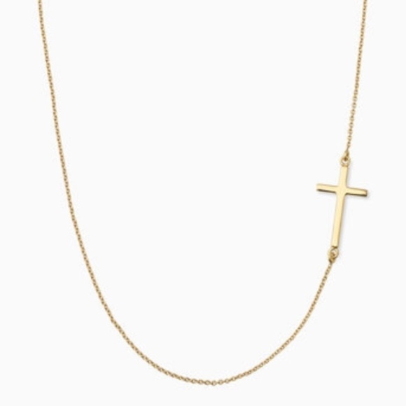 Stella & Dot Jewelry - Stella & Dot Gold Interlock Cross Necklace